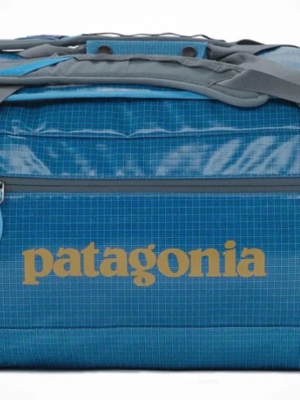 Patagonia Blue Roll-Top Duffel Bag